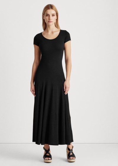 Dámské Maxi Šaty Ralph Lauren Cotton-Blend - 25809-YBKE